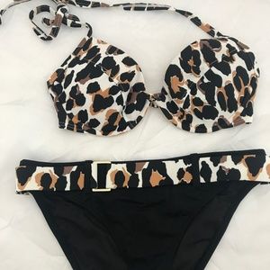 Victoria's Secret Cheetah Print Bikini Set